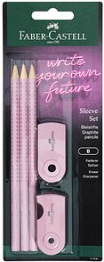 Thumbnail - FABER-CASTELL GRIP 2001 Bleistift-Set B rose shadows, 1 Set