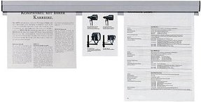 FRANKEN Klemmleiste 118,0 cm grau selbstklebend, Wandmontage