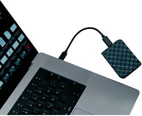 verbatim Store 'n' Go Mini Diamond 512 GB externe SSD-Festplatte schwarz