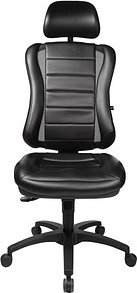 Thumbnail - Topstar Bürostuhl Head Point RS, HE300 S100X Stoff schwarz, Gestell schwarz