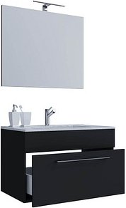 Thumbnail - VCM my bath Badmöbel-Set 3-teilig Badinos 914809 schwarz 60,0 x 46,0 x 50,0 cm