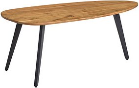 WOHNLING Couchtisch Massivholz akazie 110,0 x 60,0 x 45,0 cm