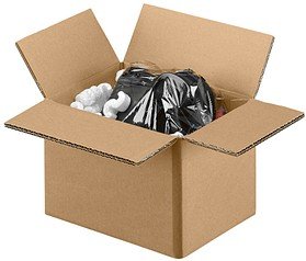 Nestler Wellpapp-Faltkartons 2-wellig braun 22,3 x 16,3 x 15,8 cm Außenmaß, 20 St.