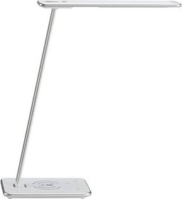 unilux JAZZ LED-Schreibtischlampe weiß/grau 13 W