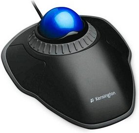 Kensington Orbit mit Scroll-Ring Trackball kabelgebunden blau, schwarz