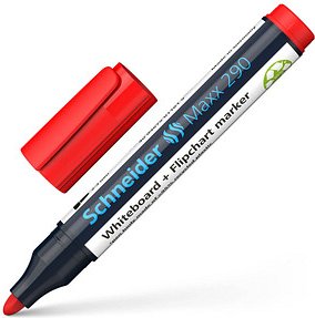 Schneider Maxx 290 Whiteboard- und Flipchart-Marker rot 2,0 - 3,0 mm, 1 St.