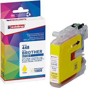 edding EDD-448 gelb Druckerpatrone kompatibel zu brother LC-123Y