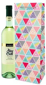 Idena Geschenktüte für Flaschen Vision Motiv 12,0 x 39,0 cm, 1 St.