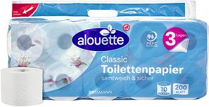 Thumbnail - alouette Toilettenpapier Classic 3-lagig, 10 Rollen