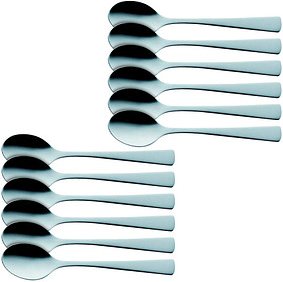 solex® Espressolöffel Karina silber, 12 St.