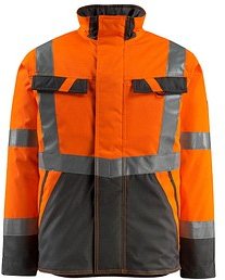 Thumbnail - MASCOT® unisex Warnjacke Penrith warnorange, anthrazit Größe 4XL
