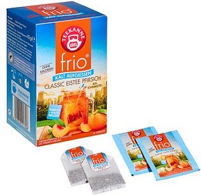 TEEKANNE frio Classic Eistee Pfirsich Tee kalt 18 Portionen