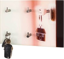 HAKU Möbel Schlüsselbrett Motiv mit 4 Haken