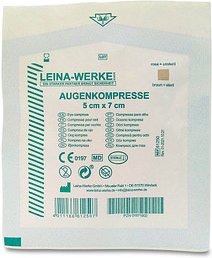 LEINA-WERKE Augenkompresse REF 61250 weiß 5,6 x 7,2 cm, 1 St.