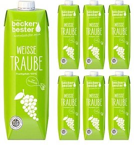 Thumbnail - beckers bester WEISSE TRAUBE Direktsaft 6x 1,0 l