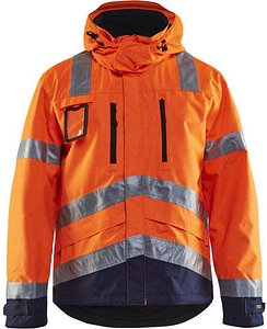 Thumbnail - BLAKLÄDER® unisex Regenjacke "4837" orange Größe 3XL