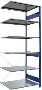 Thumbnail - SCHULTE Anbauregal MULTIplus 150 12586-B enzianblau 100,0 x 80,0 x 250,0 cm