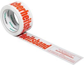 SUPRA Warnklebeband Sicherheitsband rot/weiß 50,0 mm x 66,0 m 1 Rollen