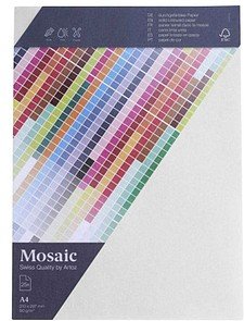 artoz Briefpapier Mosaic weiß DIN A4 90 g/qm 25 Blatt