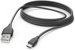 Thumbnail - hama USB A Kabel 3,0 m schwarz, 1 St.