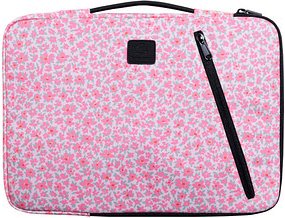 Exacompta Laptophülle Liberty Kunstfaser rosa bis 35,6 cm (14 Zoll)