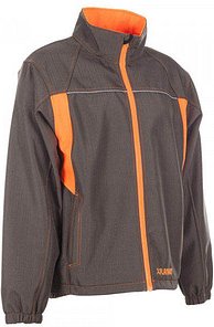 Thumbnail - PLANAM® Herren Softshelljacke "BASALT NEON" olive Größe XL