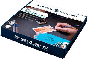 Schneider Geschenkanhänger weiß DIY Set, 1 Set