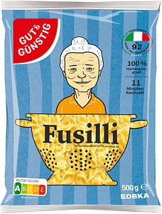 GUT&GÜNSTIG Fusilli 500,0 g, 1 St.