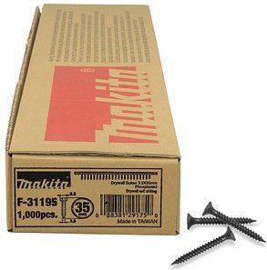 makita Schnellbauschrauben F-31195 3,5 mm x 35 mm, 1.000 St.