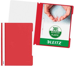 AKTION: LEITZ Schnellhefter 4191 Kunststoff rot DIN A4 mit Prämie nach Registrierung
