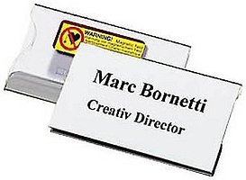 Thumbnail - DURABLE Namensschilder mit Magnet 9,0 x 5,4 cm, 25 St.