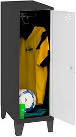 Simonrack Spind SIMONLOCKER DISM anthrazit, weiß 8425437121647, 1 Schließfach 40,0 x 50,0 x 101,5 cm