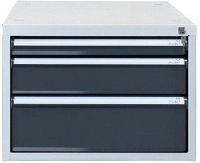 Thumbnail - ADB Schubladenbox anthrazit 51541, mit 3 Schubladen, 1 St.