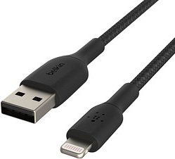 belkin USB 2.0 A/Lightning Kabel BoostCharge 1,0 m schwarz, 1 St.