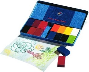 STOCKMAR Wachsmalblöcke farbsortiert, 16 St.