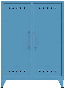 BISLEY Sideboard Fern Middle, FERMID605 blau 80,0 x 40,0 x 110,0 cm, 1 St.