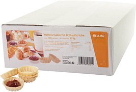 HELLMA Waffelschalen Kekse 624,0 g, 480 St.