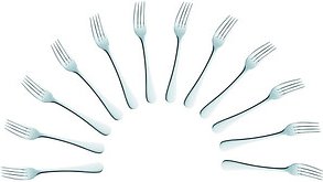 solex® Dessertgabeln Julia silber, 12 St.