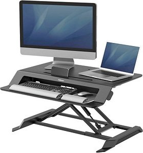 Fellowes Monitorständer Lotus LT Sitz-Steh Workstation schwarz
