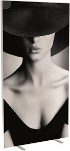 PAPERFLOW Trennwand easyScreen Classic Chic, 60995 bunt 94,0 x 173,4 cm, 1 St.