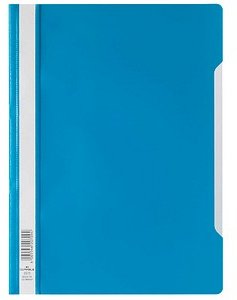 DURABLE Schnellhefter 2573 Kunststoff hellblau DIN A4, 10 St.