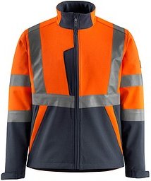 Thumbnail - MASCOT® unisex Warnjacke Kiama warnorange, anthrazit Größe XL