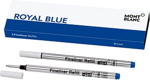 MONTBLANC Royal Blue Finelinerminen blau 0,8 mm, 2 St.