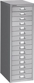 Thumbnail - BISLEY MultiDrawer™ L3915 Schubladenschrank silber 15 Schubladen 27,8 x 38,0 x 85,7 cm, 1 St.