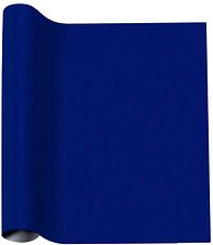 plottiX PremiumFlock Aufbügelfolie blau Flock-Folie 32,0 x 50,0 cm, 1 Rolle