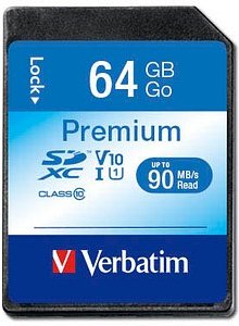 verbatim Speicherkarte SDXC-Card Premium 64 GB, 1 St.