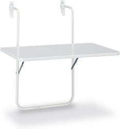 BEST Boy Balkonhängetisch Kunststoff weiß 60,0 x 40,0 x 5,0 cm, 1 St.