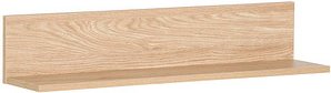 MÖBELPARTNER Wandregal Elma eiche, hell 80,0 x 17,3 x 15,7 cm, 1 St.