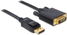Thumbnail - DeLOCK DisplayPort 1.1/DVI Kabel 3,0 m schwarz, 1 St.