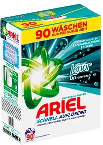 ARIEL UNIVERSAL+ Lenor Waschmittel Pulver, 4,95 kg